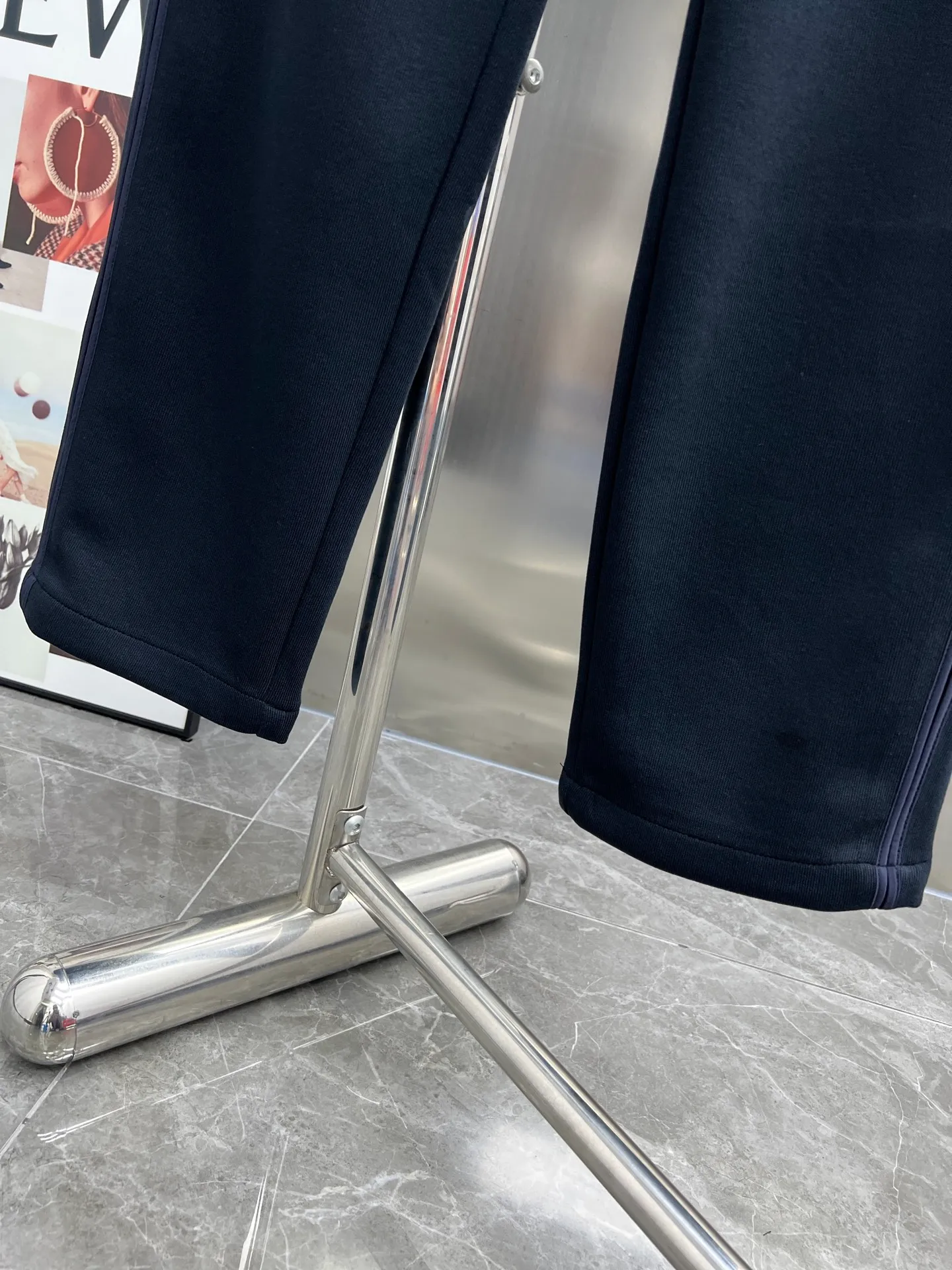 P300 NEW2025 Autumn and Winter New Casual Pants Exclusive Customized Fabric Color: Black and Blue SIZE: M-4XL